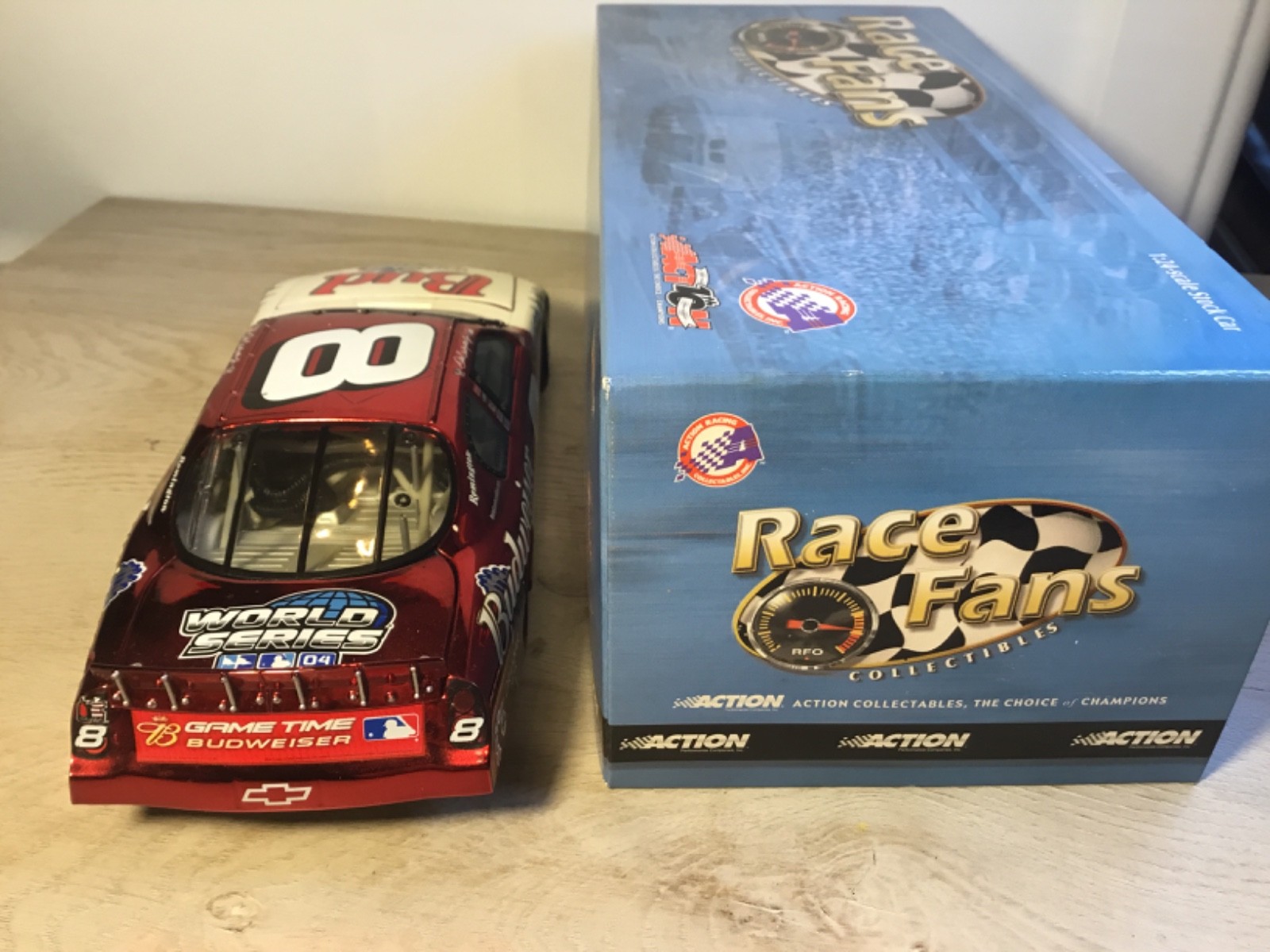 XRARE 1:24 Dale Earnhardt Jr #8 BUDWEISER WORLD SERIES 2004 COLOR ...