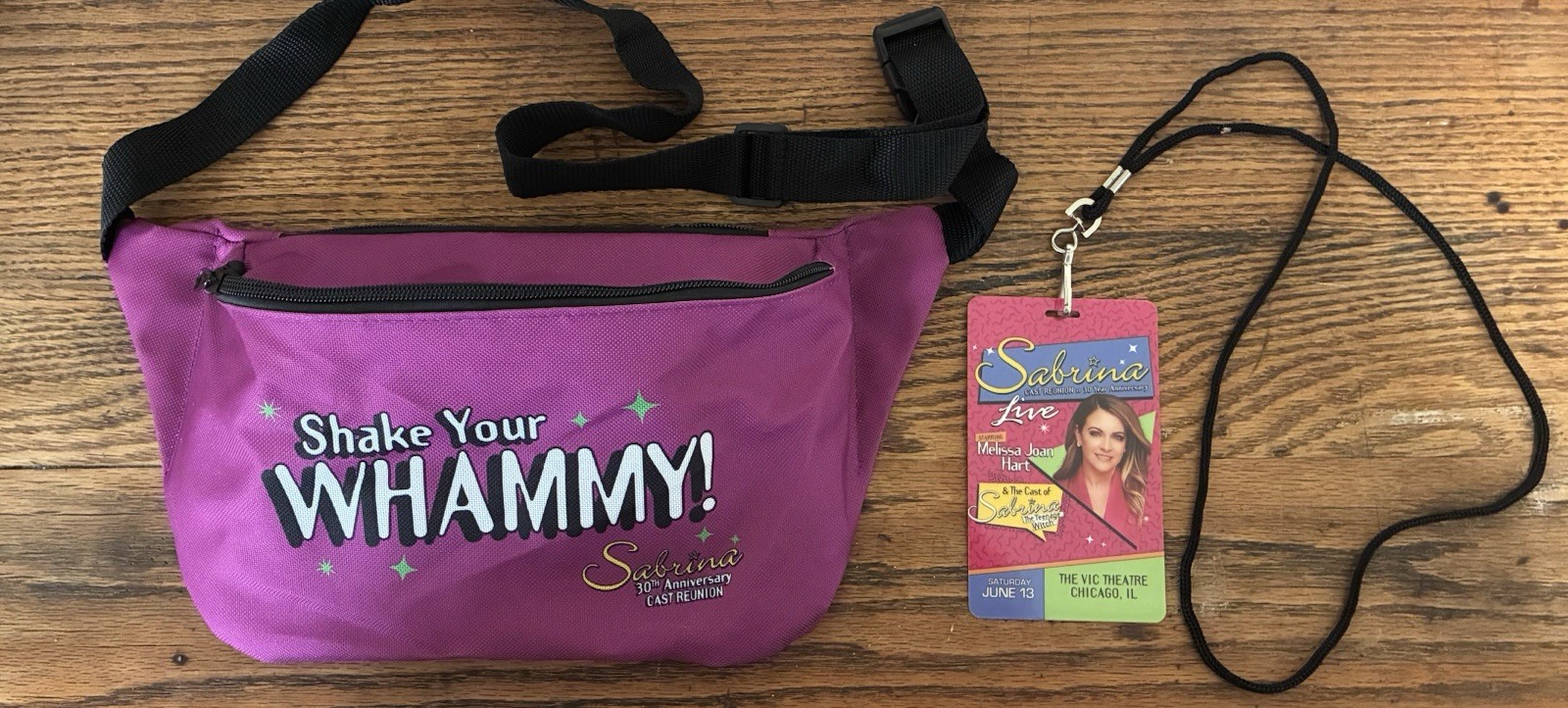 Sabrina The Teenage Witch 30th Anniversary VIP Fanny Pack Melissa Joan Hart Lot