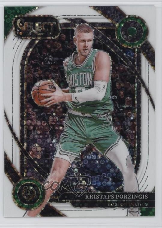 2024-25 Panini Select Courtside White Disco Prizm 60/75 Kristaps Porzingis 17lu