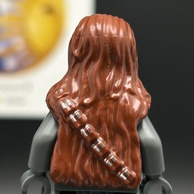 LEGO Brand Star Wars Minifigure Head Modified 30483pb01 for Chewbacca sw0011a