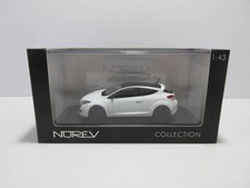Mini car 1/43 Norev Renault Sport Megane RS Trophy White Dealer genuine model