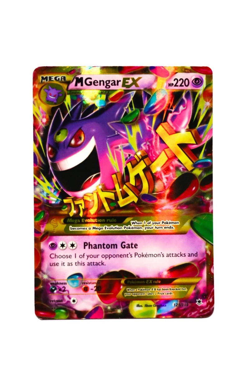 M Gengar EX (121 Secret Rare) 121/119 XY - Phantom Forces Holo | eBay