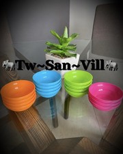New Tupperware Play Set of 4 Kids Mini Colorful Salad Bowls