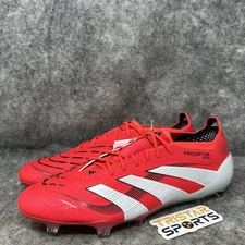 Adidas Predator Elite FG Soccer Cleats Mens Size 12 Red Pure Victory Pack ID3882