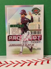 2024 Panini Prospect Edition #188 Jurrangelo Cijntje Holo Silver Ticket (RC)