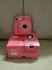 Fujifilm Instax Mini 9 Instant in Flamingo Pink Comes With10shots And ColourLens