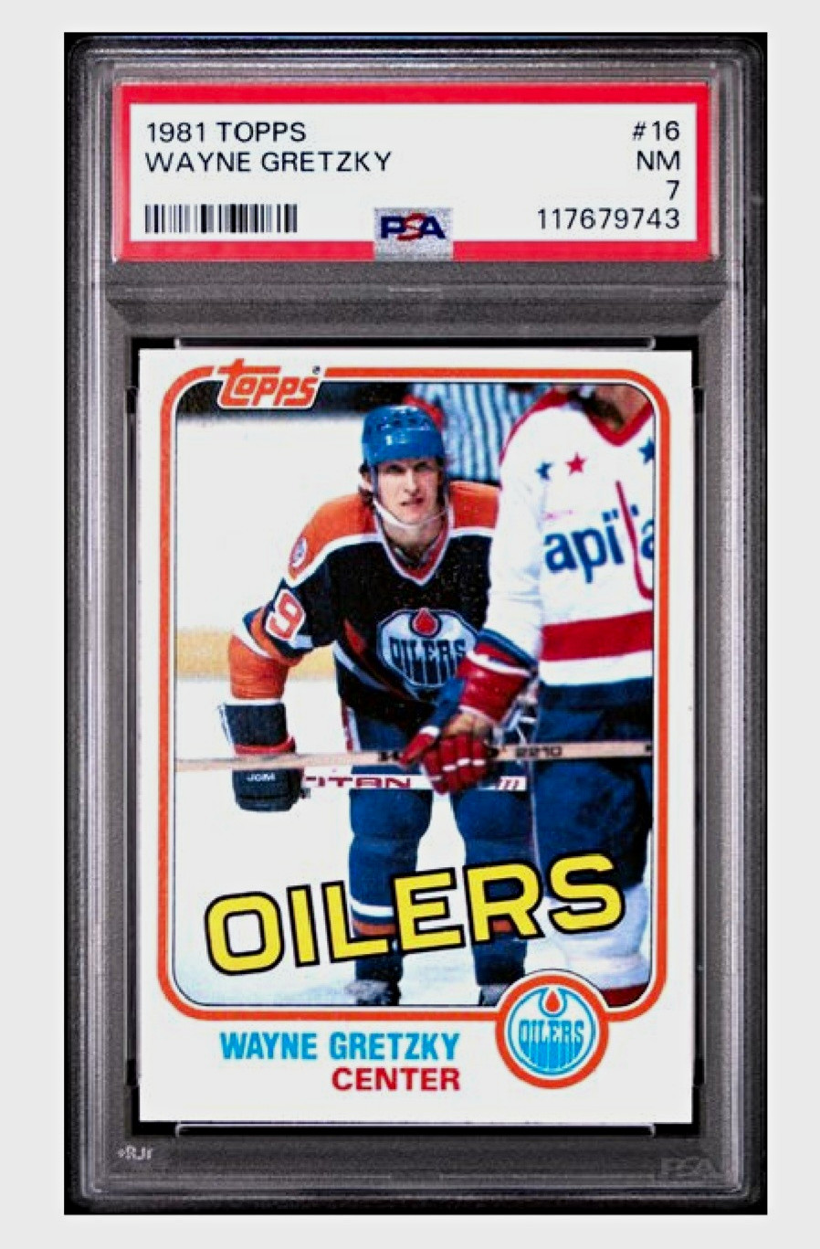 Topps 1981 Wayne Gretzky #16 PSA 7 Edmonton Oilers Graded Base Set