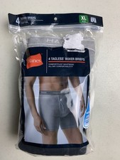 New Men's Hanes XL 40-42 Comfort Flex Waistband Soft Boxer Briefs 4 Pack New