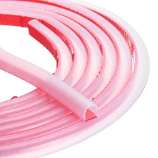 20 ft Self-Adhesive D-Shape Weather Stripping Door Seal (3/8" W × 5/16" T)