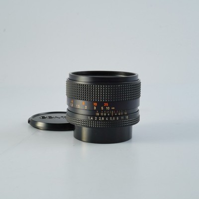 EXCELLENT CONTAX Carl Zeiss Planar T* 50mm F/1.4 AEJ Prime Lens | eBay
