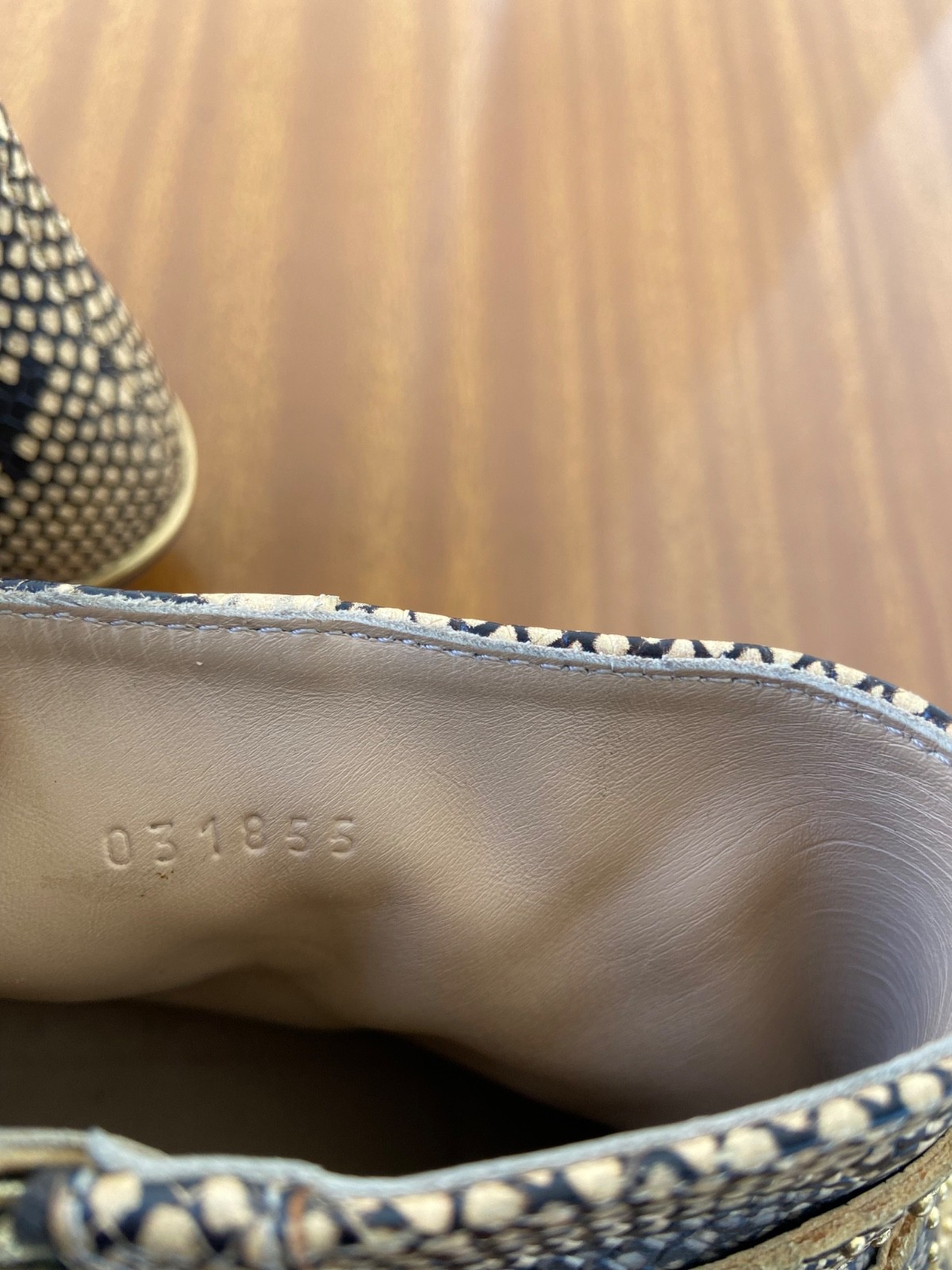 Chloe susanna python-embossed studded leather ank… - image 9