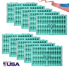 1-10 Set Dental Kids Primary Molar Crowns Stainless Steel Pediatric Preformed US