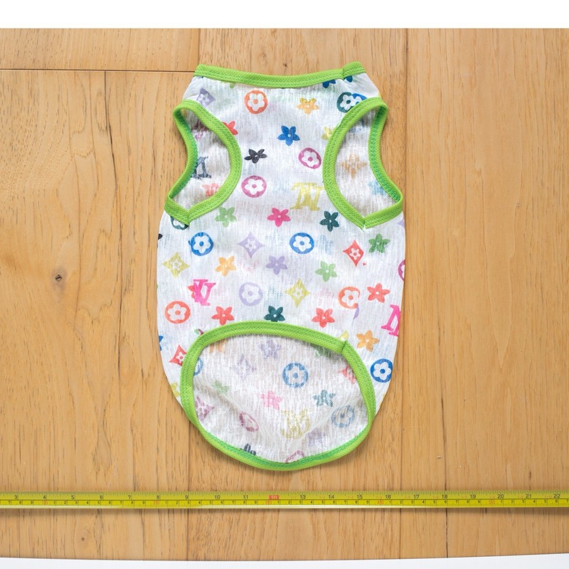 Louis FVuitton Pet Lightweight Summer Tank | 15-20lbs Dog Or Cat