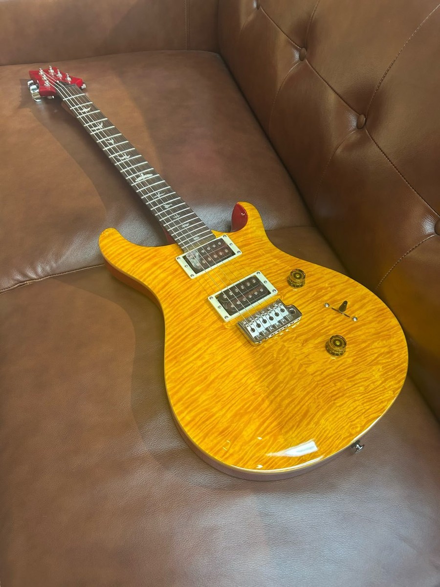 Paul Reed Smith PRS SE Custom Yellow※31※ Paul Reed Smith SE Custom 22 Semi-Hollow - Santana Yellow