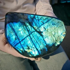 6.27LB Natural Labrador moonstone quartz free form mineral specimen 2.85kg