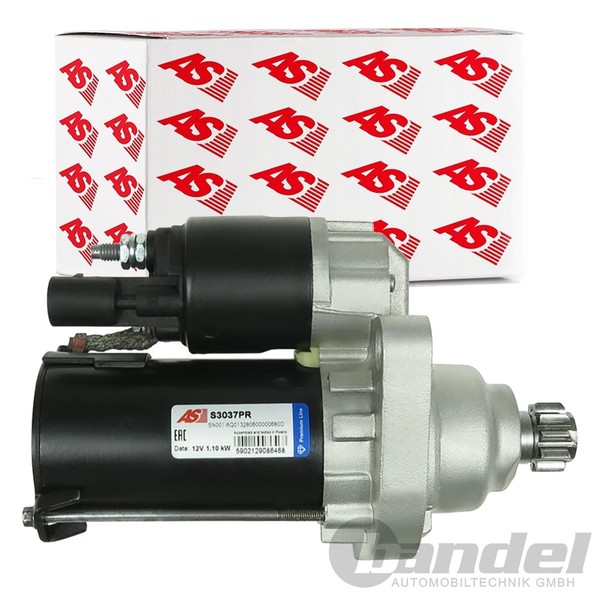 As-Pl Anlasser Starter 1,10Kw Passend FüR Audi A1 A3 Q3 TT Seat Altea Ibiza-image