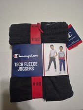 2 Pack Champion Youth Pant Jogger Active Fleece Sweatpants Elastic Waist Set M