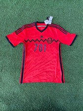 Adidas Mexico Away Jersey 2013-14 El Chapo #701 Large (Defective) - Red/Black