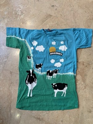 Camiseta vintage tie-dye de Ben  Jerry's de los 90 - Woody Jackson Euphoria