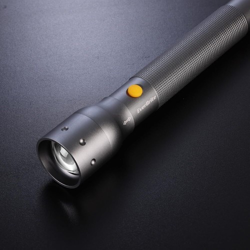 EverBrite Ultra Bright Tactical Flashlight 900 Lumen Zoomable Adjustable Focus