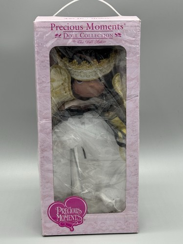 Die Puppenmacherin Precious Moments Linda Rick Puppe Himmlischer Engel dunkle Haare #3 RAR - Bild 3 von 11