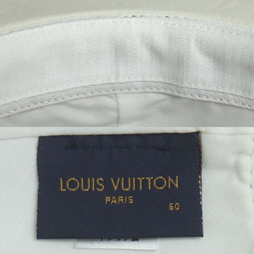 LOUIS VUITTON Casquette LV Friends Cap Ivory MP2944 60 Unisex Used Excellent Con - Picture 7 of 8