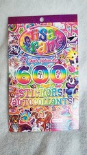 LISA FRANK Sticker Book Over 600 Stickers. NEW