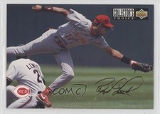 1994 Collector's Choice Team Checklist Gold Foil Signature Barry Larkin #349 HOF