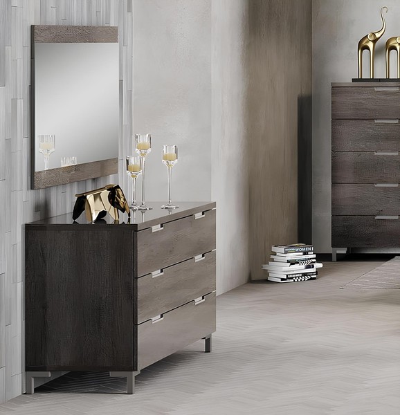 Set Kommode Spiegel Holz Kommoden Kommodenschrank Modern Gruppe Sideboard MöBel-image