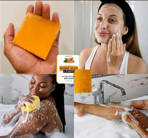 Turmeric 4 packs set -tuemeric oil turmeric Soap, enriched with gingeringredient - Picture 2 of 5