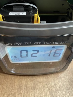 Pyramid 2650 Pro Auto Aligning Punch Card Time Clock New Open Box No Box