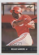 1991 Leaf Gold Leaf Rookies Bonus Reggie Sanders #BC10 fm0