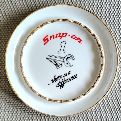 Vintage 70s SNAP-ON 1 there is a difference 9" Dealer Promo Advertising Ashtray