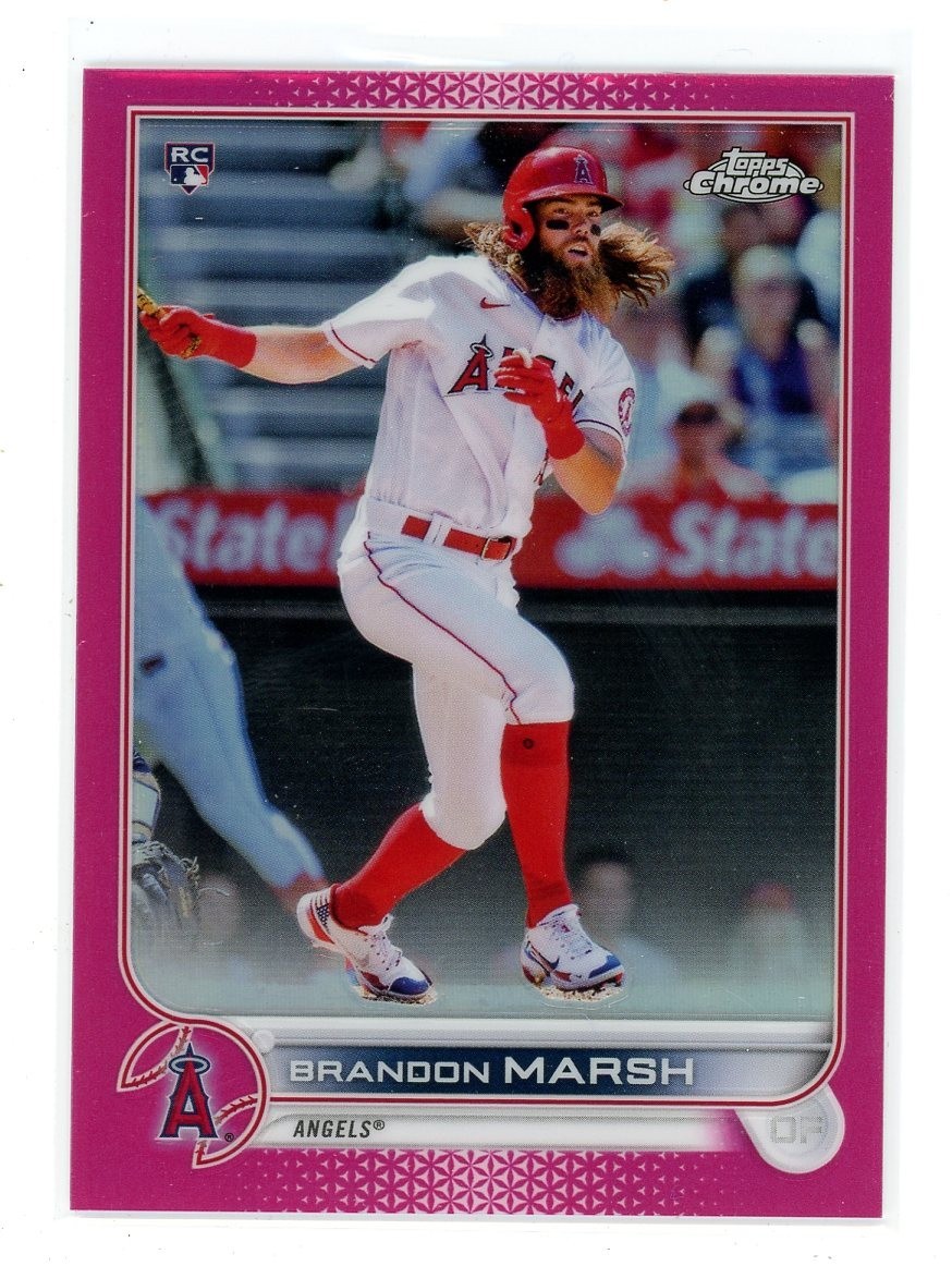 2022 Topps Chrome Magenta Refractor /399 Brandon Marsh #133 Rookie RC