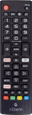 Ridem Merchandising: CRCLG1 - LG Ersatzfernbedienung (X TV-Fernbedienungen)