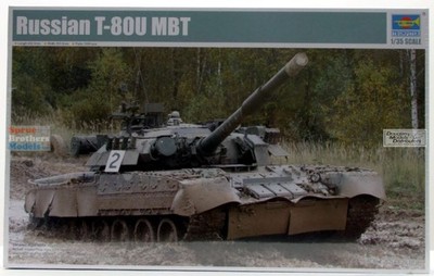 TRP09525 1:35 Trumpeter Russian T-80U MBT