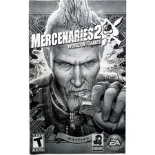 Manual Only Mercenaries Greatest Hits - Sony Playstation 2 Pristine Authentic