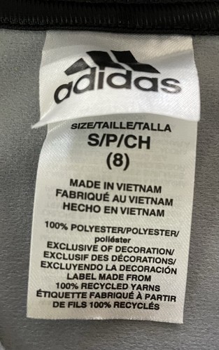 Adidas Kids Track zip up jacket Youth Size 8 - Picture 2 of 2