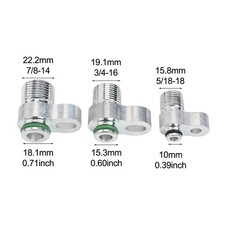 Automotive Ac Compressor Drier Fitting Adapter Hose With Multiple Sizes