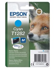 Epson Original T1282 Fuchs Druckerpatrone cyan 3,5ml (C13T12824012)