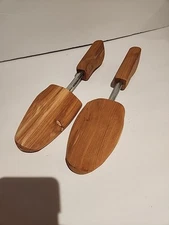 Pair Of Cedar Shoe Trees Auburn NY 11.5" Uncompressed 10" Compressed 