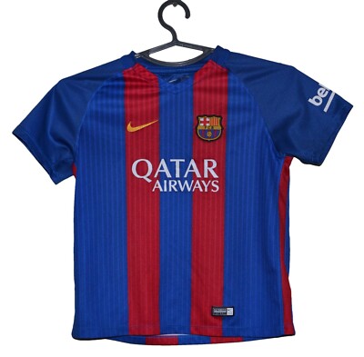 ウェア Barcelona 2016 2017  BARCELONA 2016/2017 HOME FOOTBALL SHIRT JERSEY NIKE 7-8