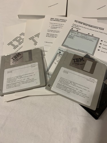 Vintage 1988 IBM Disk Operating System Version 4.0 - 3.5” discs COMPLETE - Picture 7 of 9