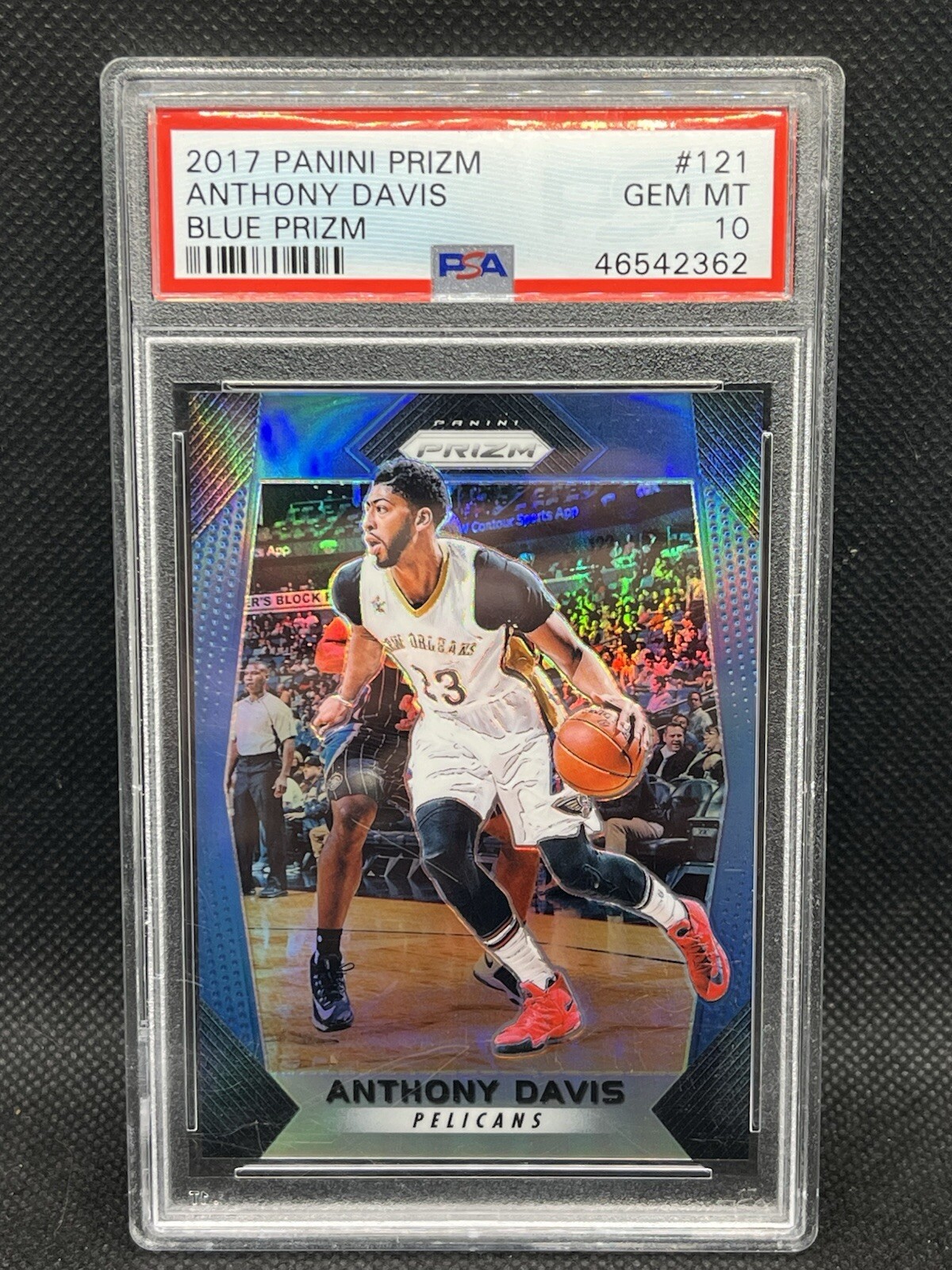 2017-18 Prizm Basketball Anthony Davis Blue /199 PSA 10 💎🏀