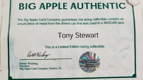 Tony Stewart 20 Home Depot framed picture and sheet metal - Picture 7 of 10