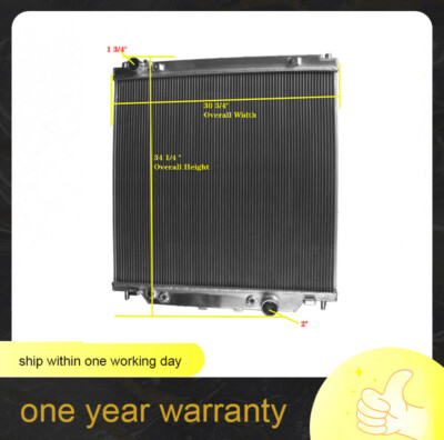 3ROW Aluminum Radiator For 2005- 2007 Ford F-250 F-350 F-550 Super Duty 6.0/6.8L