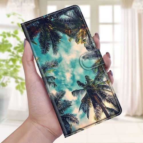 Butterfly Cat Rose Moon Wallet Phone Case For iPhone 11 12 13 14 15 XR XS 7 8 - 第 101/101 張圖片