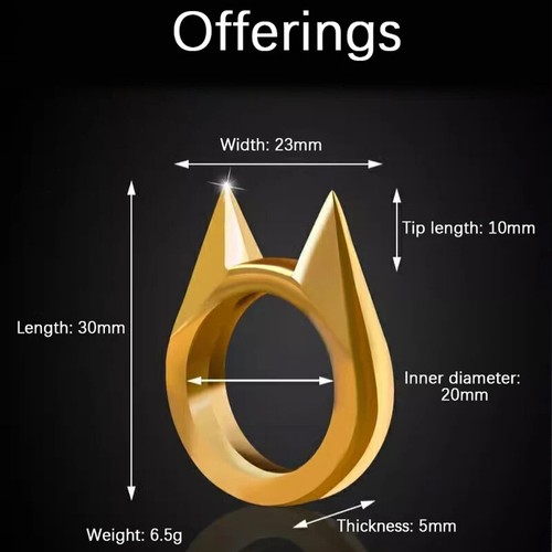 Männer/Damen Outdoor Survival Ringe gebrochen Fenster Ohr Sicherheit Metall Ring Zubehör - Bild 14 von 27