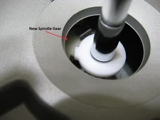 Technics SL-B2 Turntable Spindle Gear Plus free Overhang Gauge included (Sale)