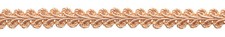 French Gimp Braid Trim, Style FGS, Color E16 - Light Salmon Orange 10 Yards